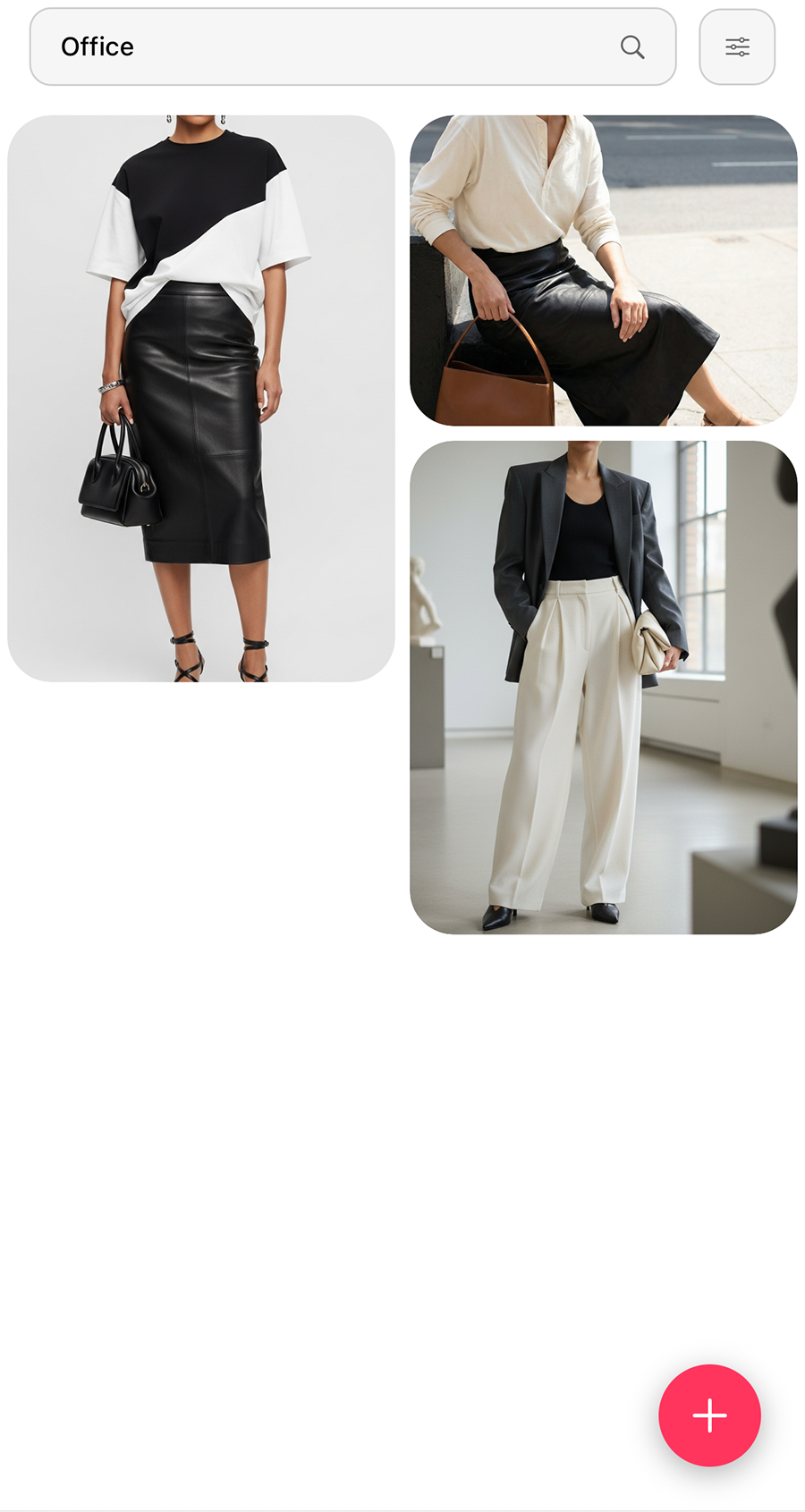 fitté lookbook screenshot - curate outfits